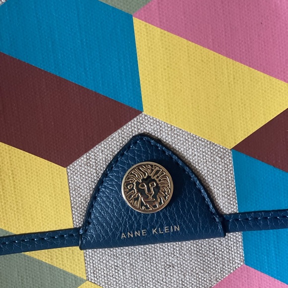 Anne Klein Chain Flap Colourful Crossbody & Brown Wallet Combo - Picture 7 of 15